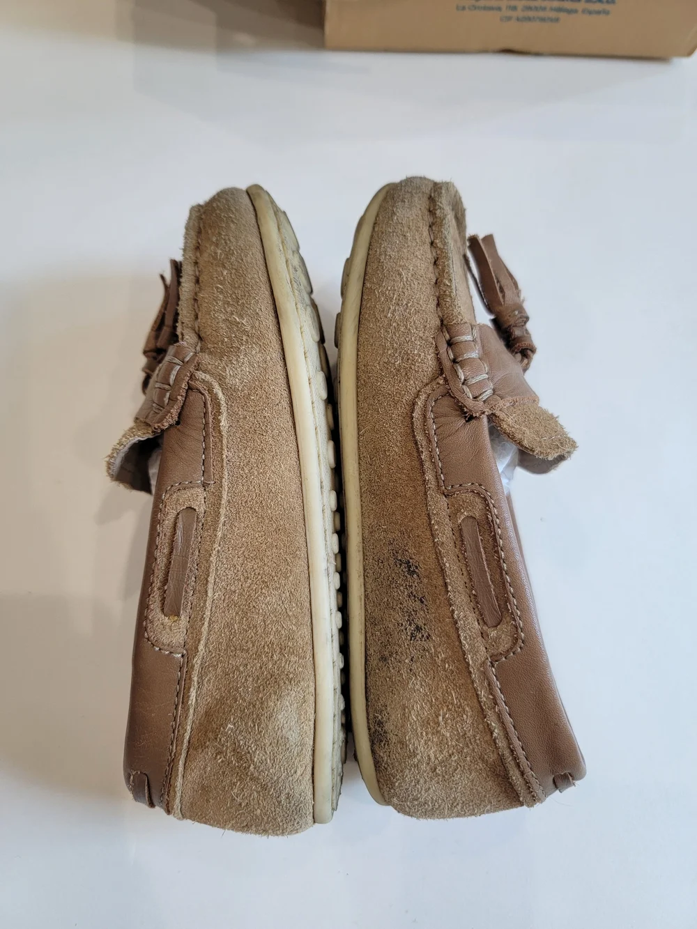 Mayoral Kids' Tan Tassel Moccasin Loafers Sz 10